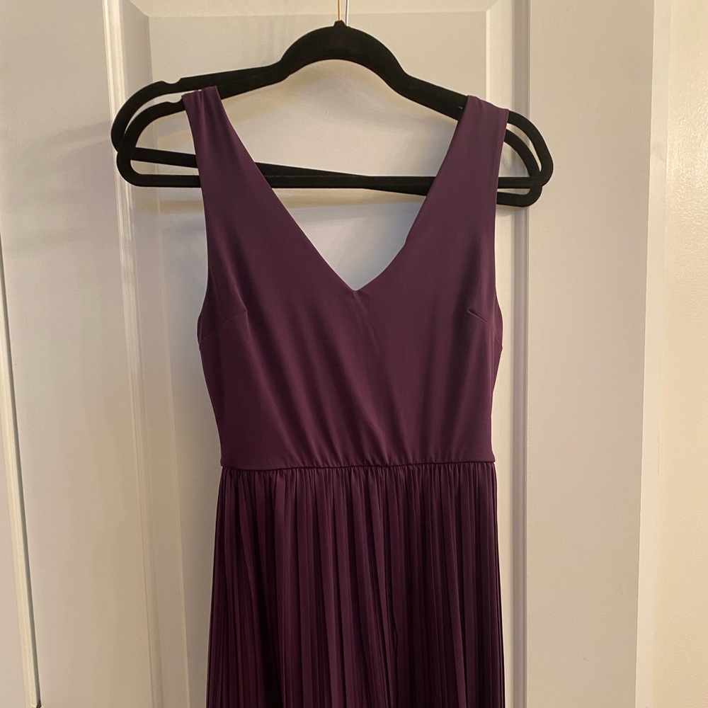 Purple lace dress